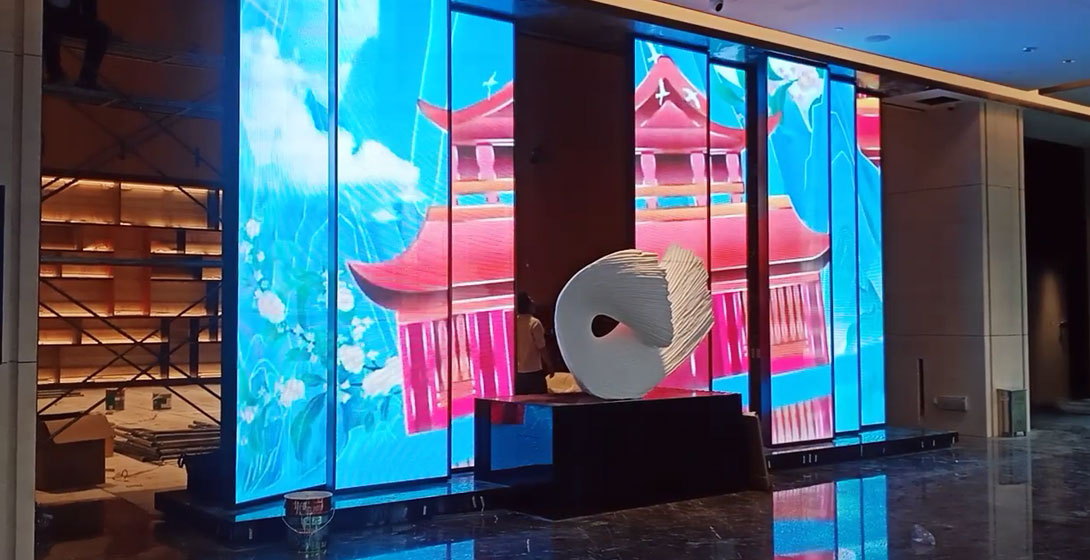 郑州皇家酒店 P4-8贴膜屏创意科技感满满